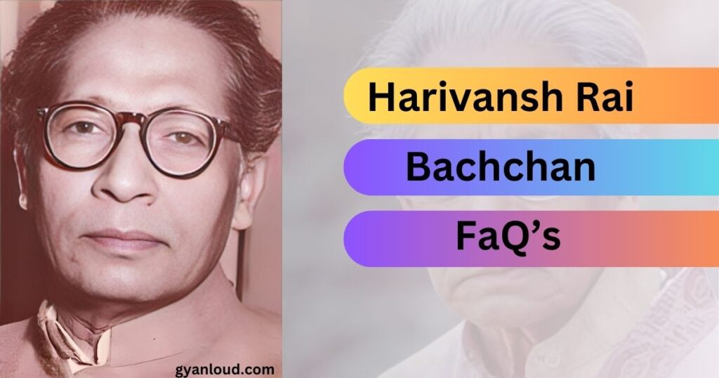 Harivansh rai bachchan jivan parichay


